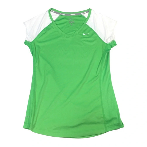 Nike Tops - WS270 Womens Nike Running Miller Dri Fit Gym Shirt S